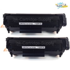 2x Q2612A 12A Black Toner Cartridge for HP LaserJet 1018  1020 1022 1012n picture