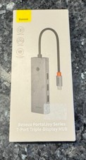 BASEUS PortalJoy Series  7-Port Teiple- Display HUB 4K, Triple Display USB3.0 picture