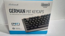 inland German PBT Double Shot Keycaps 108-Key UK(ISO) for Mechanical Keyboard picture