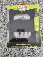 GRIFFIN SURVIVOR ALL TERRAIN CASE COVER FOR SAMSUNG Galaxy Tab S3 - BLACK picture