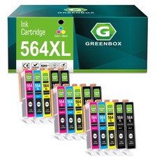 564XL Ink Cartridges for DeskJet 3520 Photosmart 5520, 15 Pack picture