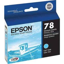 SEALED Epson 78 Claria Hi-Definition LIGHT CYAN Standard Ink Cartridge picture