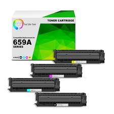 4PK TCT Premium 659A B C Y M for Compatible HP LaserJet M856 Toner Cartridge picture