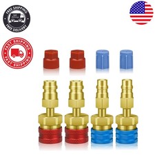 R1234YF Quick Coupler Set for Efficient Air Conditioning Maintenance - 4 Pcs picture