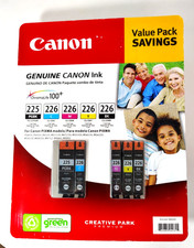 Genuine Canon OEM PGI-225 PGBK CLI-226 BK C M Y 5 Ink Cartridge Set NEW Sealed picture