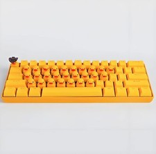 Yellow Cute Duck Mechanical Keyboard Press Crow USB Interface Keyboard Collected picture