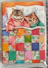 Sleeping Cats iPad Tablet Cover Multicolor Cute Durable Trifold 10.2inch   picture