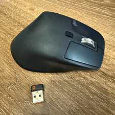 Logitech MX Master 3 Wireless Optical Mouse Black USB Receiver 7-Button 4000 picture