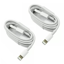 2x White USB Charging Cord Cable for iPad 4th/5th/6th/7th Gen 3ft picture