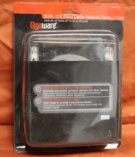 GigaWare 50-FT(15.24m)Cat 5E  Cable For Home,Office Networks RJ4 5. Tag Z20 picture