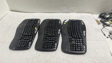 Logitech K350 Comfort Wave Wireless Ergonomic Keyboard Y-R0053 Black Lot of 3 picture