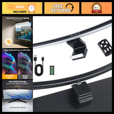 Curved Monitor Light Bar for 27-34 Inch Screens - Adjustable Brightness, USB Pow picture