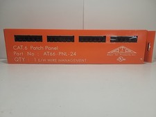 NEW-Allen Tel Products AT66-PNL-24  CAT-6 24-Port Patch Panel -1RU picture