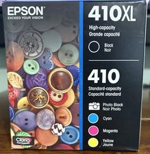 Epson 410 4pk Combo Ink Cartridges - Black/Cyan/Magenta/ Yellow (T410520-CP) picture