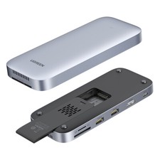 UGREEN USB-C 3.2 GEN2 TO SSD 10GBPS M.2 NVME/SATA | HDMI 4K/60HZ | X2 USB-A 3.0  picture