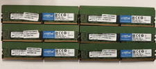 CRUCIAL by Micron x12 8GB PC4-2666V Server Ram MTA9ASF1G72PZ, MTA18ASF1G72PZ picture
