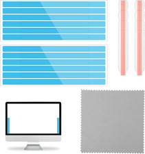 Privacy Screen Adhesive Strips Set for Monitor Laptop Microfiber Cloth Holder picture
