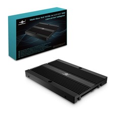 Black MultiSize M.2 NVMe To U.2 SFF8639 2.5 Inch SSD Adapter MRKNVM2U2BK picture