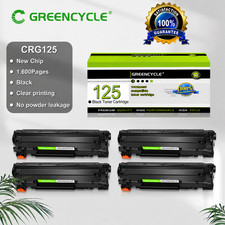 125 CRG-125 Black Toner Cartridge 4PK for Canon MF3010 LBP6000 LBP6030w LBP6020 picture