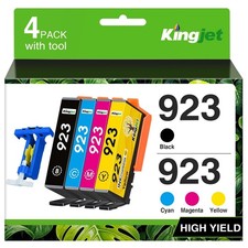 923 Ink Cartridges Combo Pack Without Chip Replacement for HP 923 Ink Cartridges picture