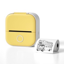 Mini Portable Bluetooth Thermal Label Printer - Wireless Sticker Photo Printer f picture