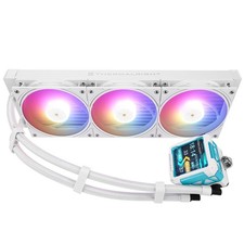 FW 360 ARGB White CPU Water Cooler with PWM Fan, 2000RPM Speeds,IPS LCD Scree... picture