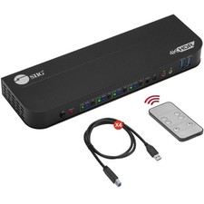 SIIG 4x1 HDMI 4K HDR KVM USB 3.0 Switch with Remote Control picture