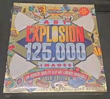 Nova Art Explosion Macintosh 125,000 Images 1996 Clip ArtGold Edition SEALED NEW picture