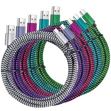 QQLIKE USB Type c Cable, us-0 / asia size s, White, Green, Blue, Pink, Purple  picture