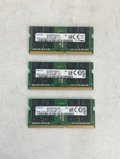 LOT OF 3 Samsung 32GB DDR4-2666 SO-DIMM M471A4G43MB1-CTD 96GB picture