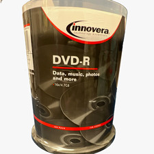 Innovera DVD-R Recordable 4.7GB 16x 100-Pack Spindle IVR-47969 picture