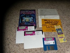Theme Park IBM PC Game on 5.25