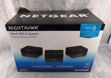 NETGEAR MK6W-100NAS Nighthawk Dual-Band WiFi 6 AX1500 Mesh System 1.5 Gbps NEW picture