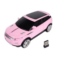 Pink Mini Cool SUV Car Shaped Wireless Mouse Portable 2.4GHz Optical picture