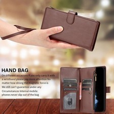 Zipper Leather Wallet Cover Case for Xiaomi Redmi 15 K90 14C 15C 12 A5 Poco F8 picture