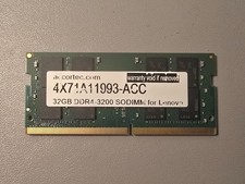 Accortec 4X71A11993-ACC 32GB DDR4 3200MHz Memory Compatible for Lenovo ThinkPad picture