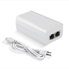 10Gbps PoE Injector 30W, IEEE 802.3af/at Compliant PoE+ Injector Adapter picture