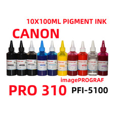 Premium Pigment ink refills for Canon imagePROGRAF PRO-310 PFI-5100 cartridge picture