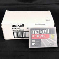 Maxell HS-4/125s 4mm DDS-3 Data Tape 12 GB Box of 10 Sealed Data Cartridge Tapes picture