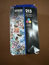 Genuine original Epson 215 Black & Tri Color Ink Cartridges 12/24 picture