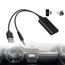 Wireless Bluetooth AUX Audio Receiver Adapter Car Interior Accessories Universal picture