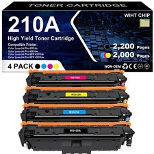 4 Pack W2100A 210A 210X Toner Compatible with HP 4201dn 4201dw 4301fdn 4301fdw picture