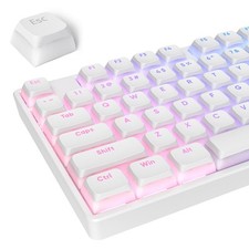 PBT Pudding Keycaps Set 117 Keys, Double Shot Translucent XDA Profile for ISO... picture