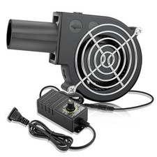 97Mm X 33Mm BBQ Blower Fan 12V with 120V – 240V AC Plug Variable Speed Controll picture
