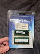 New Crucial 2GB 2x1GB DDR2 Laptop Memory PC2-5300S 667MHz picture