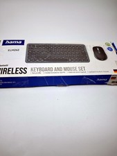 Hama Wireless Keyboard AND Mouse SET WKM 500 Black Used Keyboard Dock picture