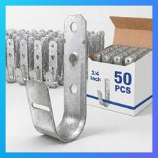 J Hooks for Hanging 50 Pcs Heavy Duty 3/4 Inch Wall Storage Hardware Brackets picture