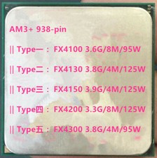 AMD X4 FX4100 FX4130 FX4150 FX4200 FX4300 AM3+ 938-pin Desktop CPU picture