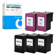 OSI 5X Compatible HP 901 901XL Printer Cartridges Combo Pack for OfficeJet J4500 picture