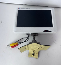 MC07-W 7 in TFT-LCD Monitor 800x480 Composite RCA White w/ Bracket Cables picture
